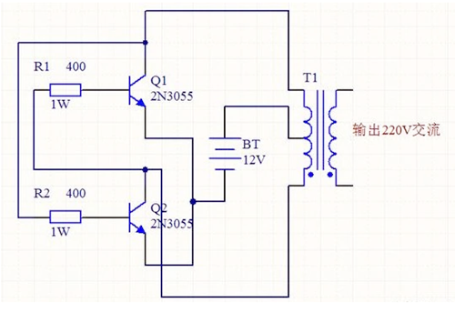 12v轉(zhuǎn)220v逆變器電路